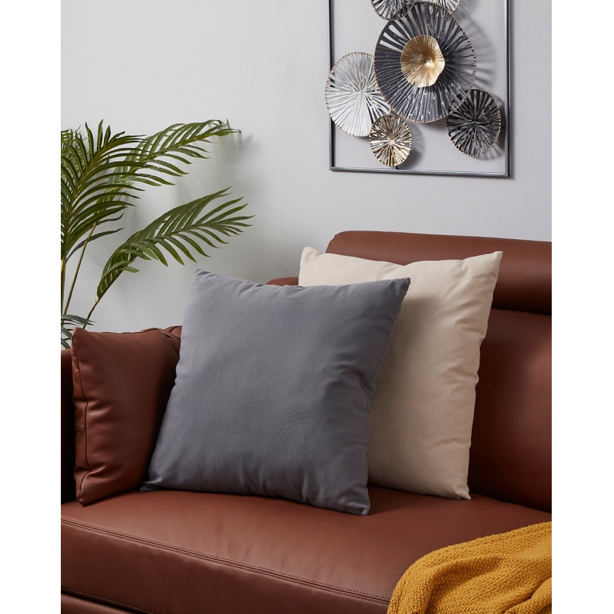 Eglo 420028 - Decoratief sierkussen ILES 50x50 cm grijs