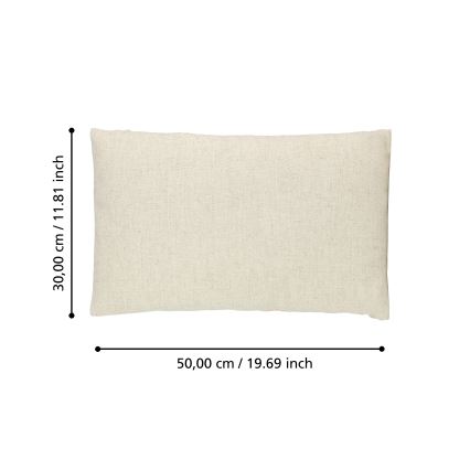 Eglo 420032 - sierkussen ILES 30x50 cm beige