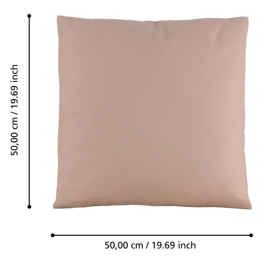 Eglo 420035 - Coussin décoratif ILES 50x50 cm rose