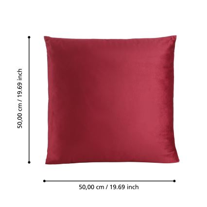 Eglo 420041 - Coussin décoratif ILES 50x50 cm rouge