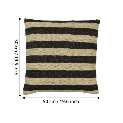 Eglo 420045 - Decoratief sierkussen CHEVERY 50x50 cm bruin