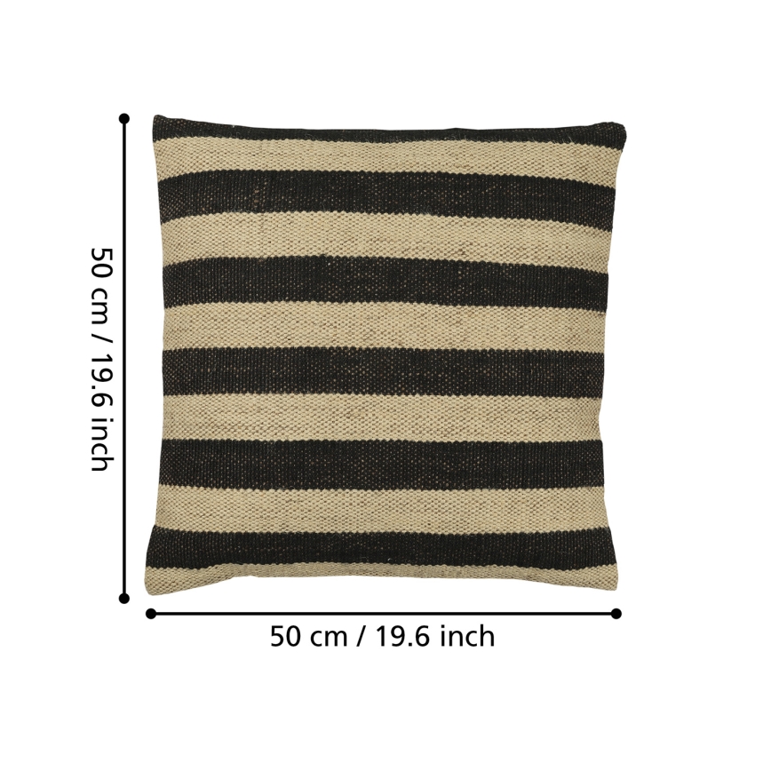 Eglo 420045 - Decoratief sierkussen CHEVERY 50x50 cm bruin