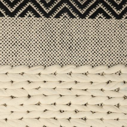 Eglo 420049 - Coussin décoratif CHEVERY 50 x 50 cm crème/noir
