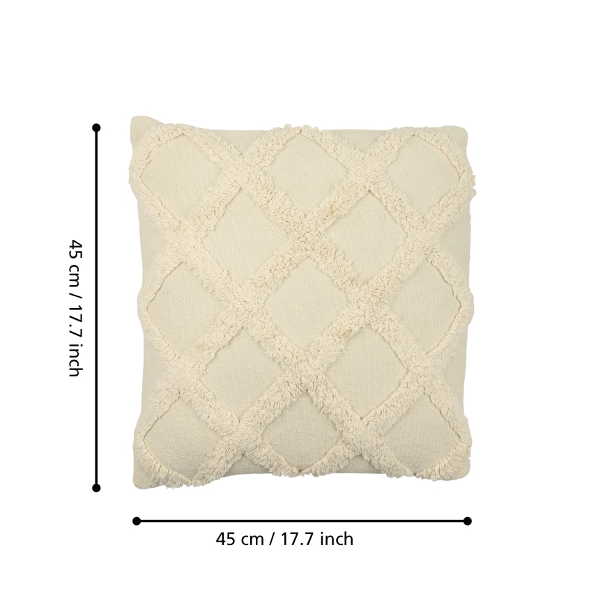 Eglo 420058 - Coussin décoratif CHEVERY 45x45 cm couleur crème
