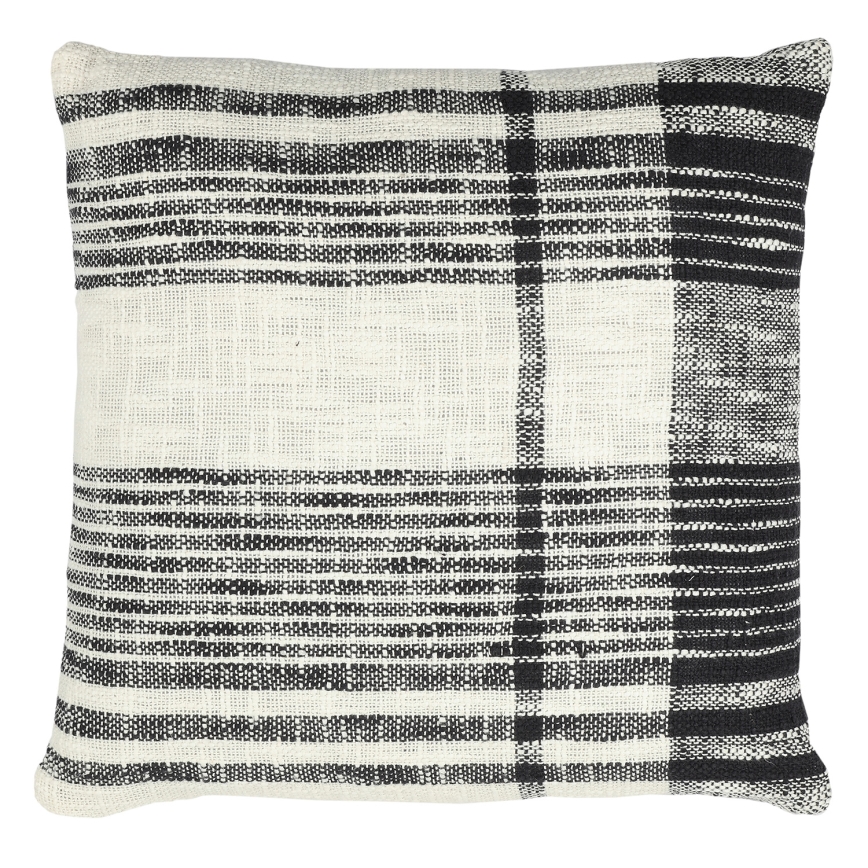 Eglo 420061 - Coussin décoratif CHEVERY 45 x 45 cm crème/noir