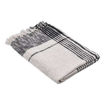 Eglo 420063 - CHEVERY bedsprei 170x130 cm, wit/grijs
