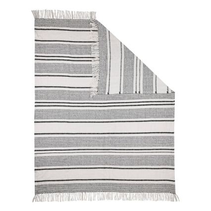 Eglo 420064 - Bedsprei LONGLAC 170x130 cm wit/zwart