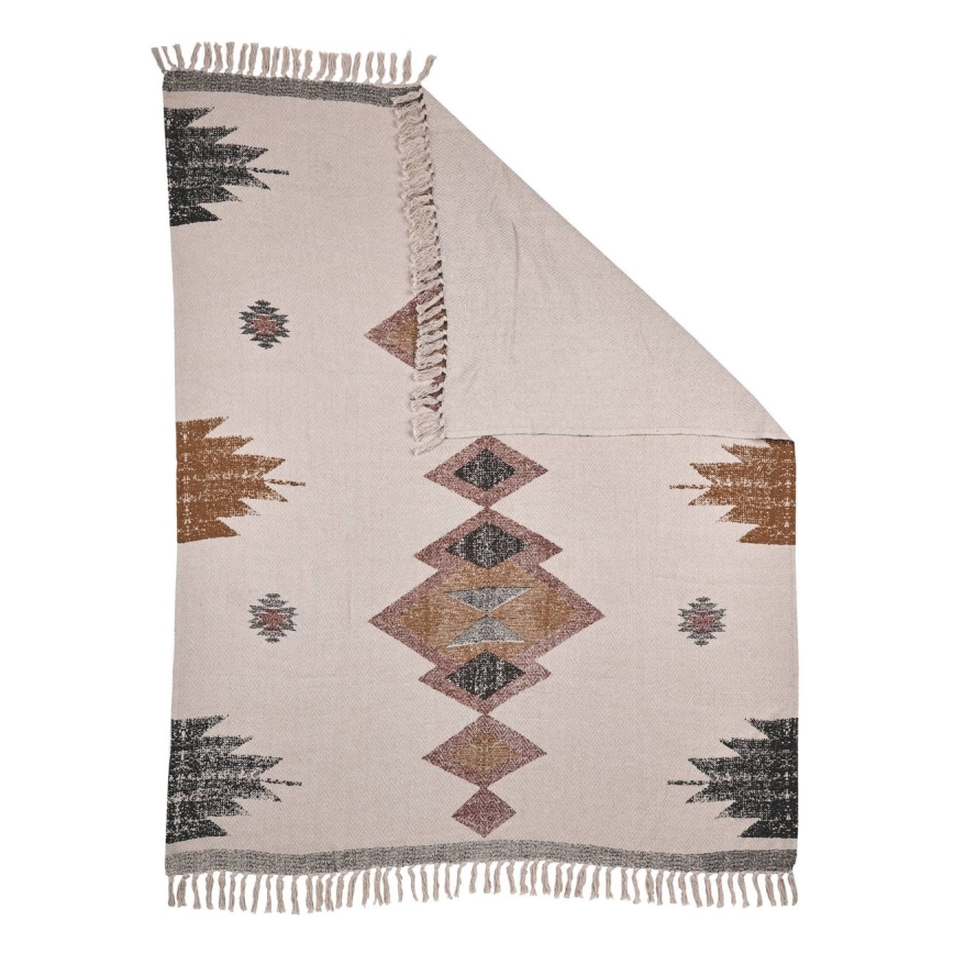 Eglo 420073 - Plaid CHEVERY 170x130 cm bruin