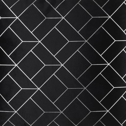 Eglo - Decoratief kussen 45x45 cm zwart/zilver