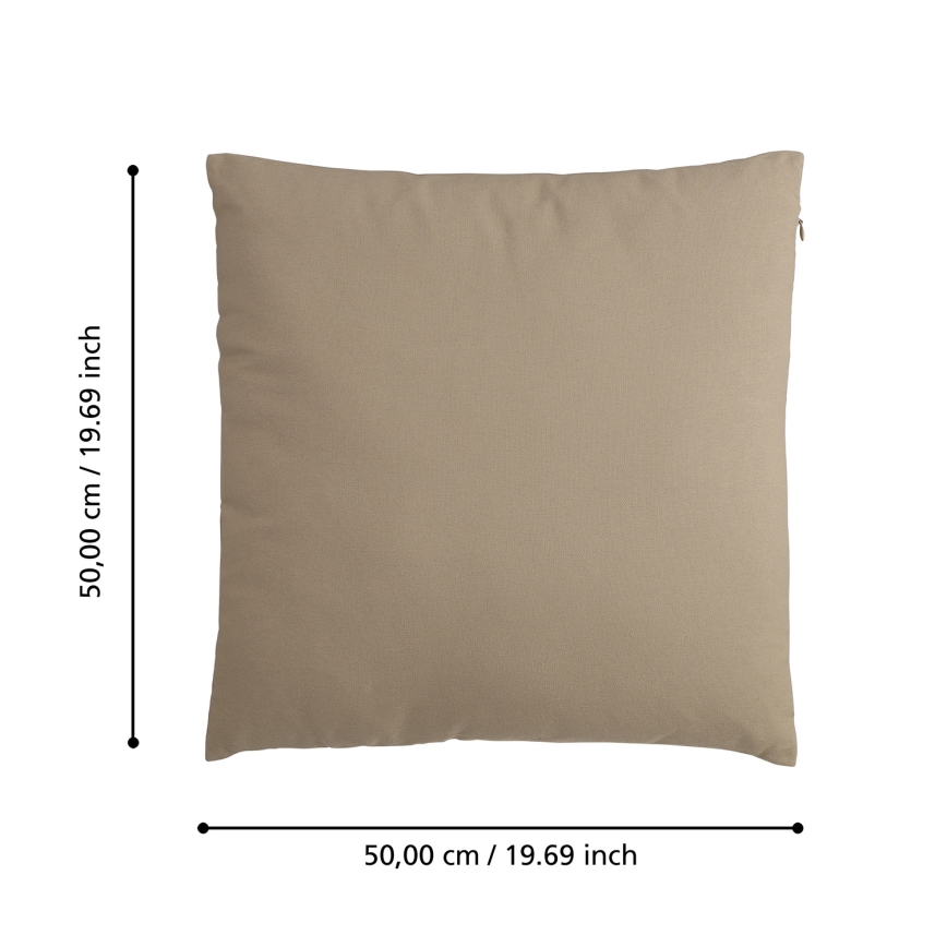 Eglo 420081 - Coussin décoratif ILES 50x50 cm marron