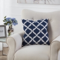 Eglo 420096 - Sierkussen BERHALA 45x45 cm blauw/wit