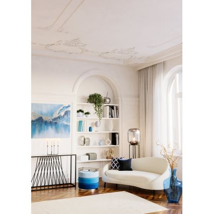 Eglo 420096 - Sierkussen BERHALA 45x45 cm blauw/wit