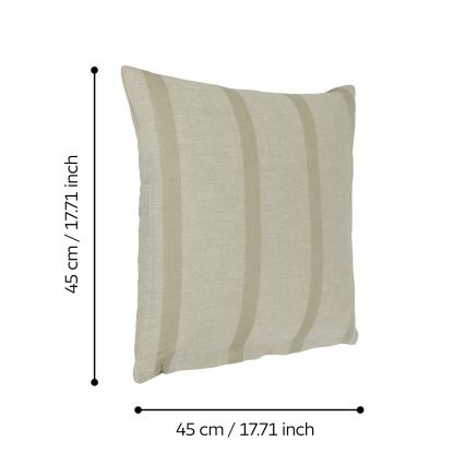 Eglo 420112 - Coussin décoratif BETAMPONA 45x45 cm beige