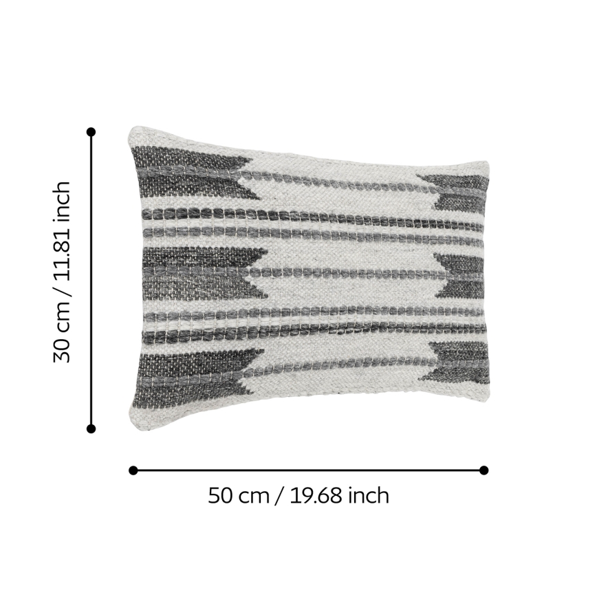 Eglo 420126 - Decoratief kussen CHEVERY 30x50 cm grijs