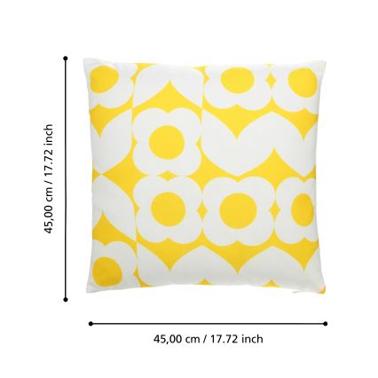 Eglo 420245 - Sierkussen TSUNAN 45x45 cm geel