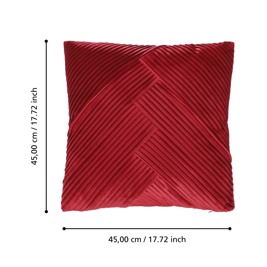 Eglo 420265 - Coussin décoratif SHOURA 45x45 cm rouge