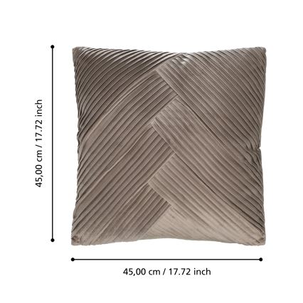 Eglo 420266 - Sierkussen SHOURA 45x45 cm bruin