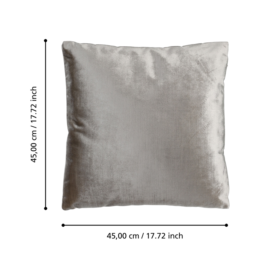 Eglo 420267 - Coussin décoratif SINGU 45 x 45 cm gris