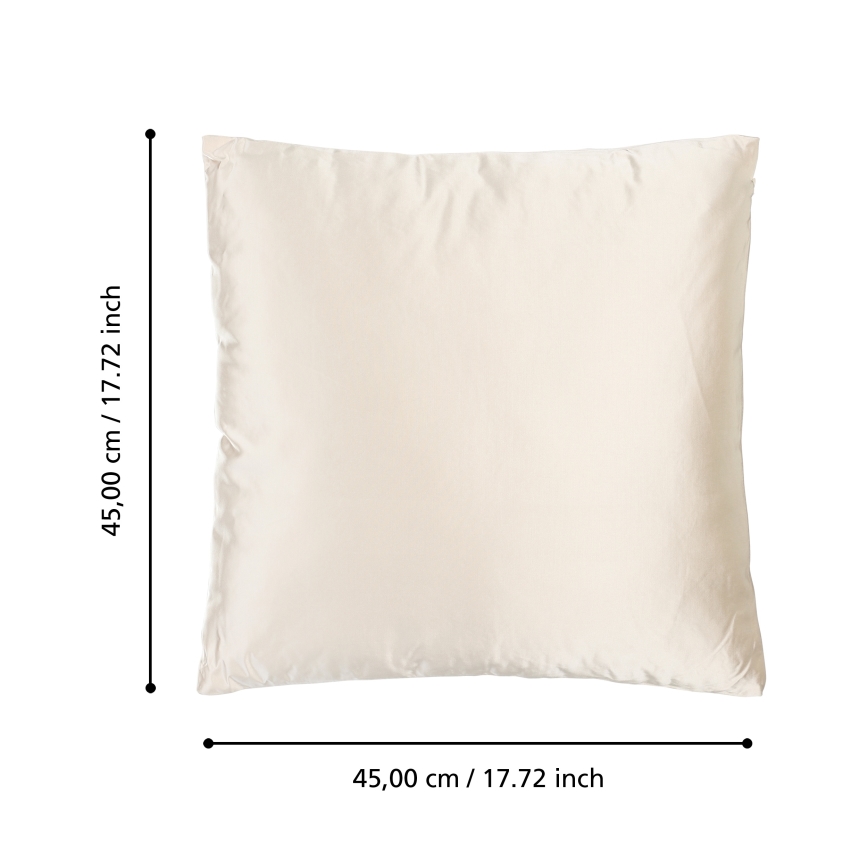Eglo 420272 - Sierkussen KYONAN 45x45 cm crème
