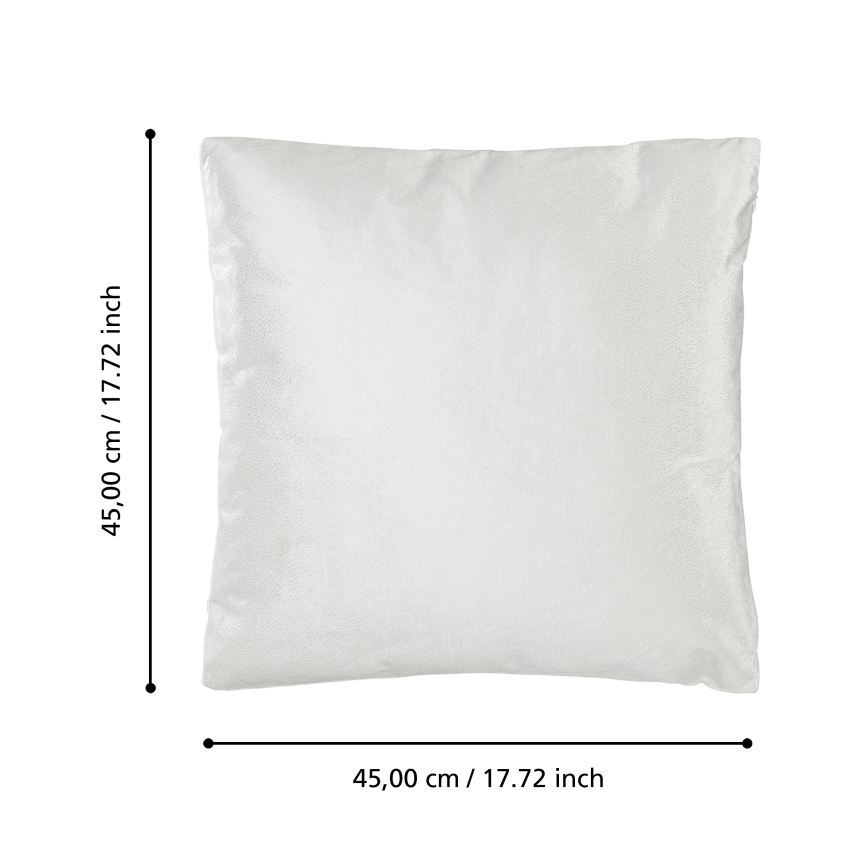 Eglo 420286 - Coussin décoratif SINGU 45x45 cm blanc
