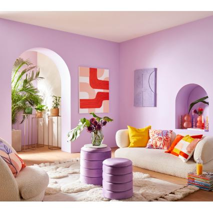 Eglo 420289 - Coussin décoratif BERHALA 50x50 cm jaune