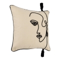 Eglo 420329 - Coussin décoratif CHEVERY 45x45 cm crème/noir