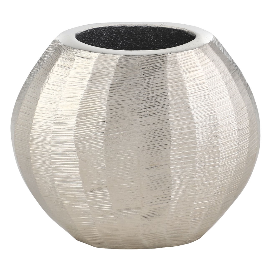 Eglo - Vase en métal 9,5x11 cm chrome mat