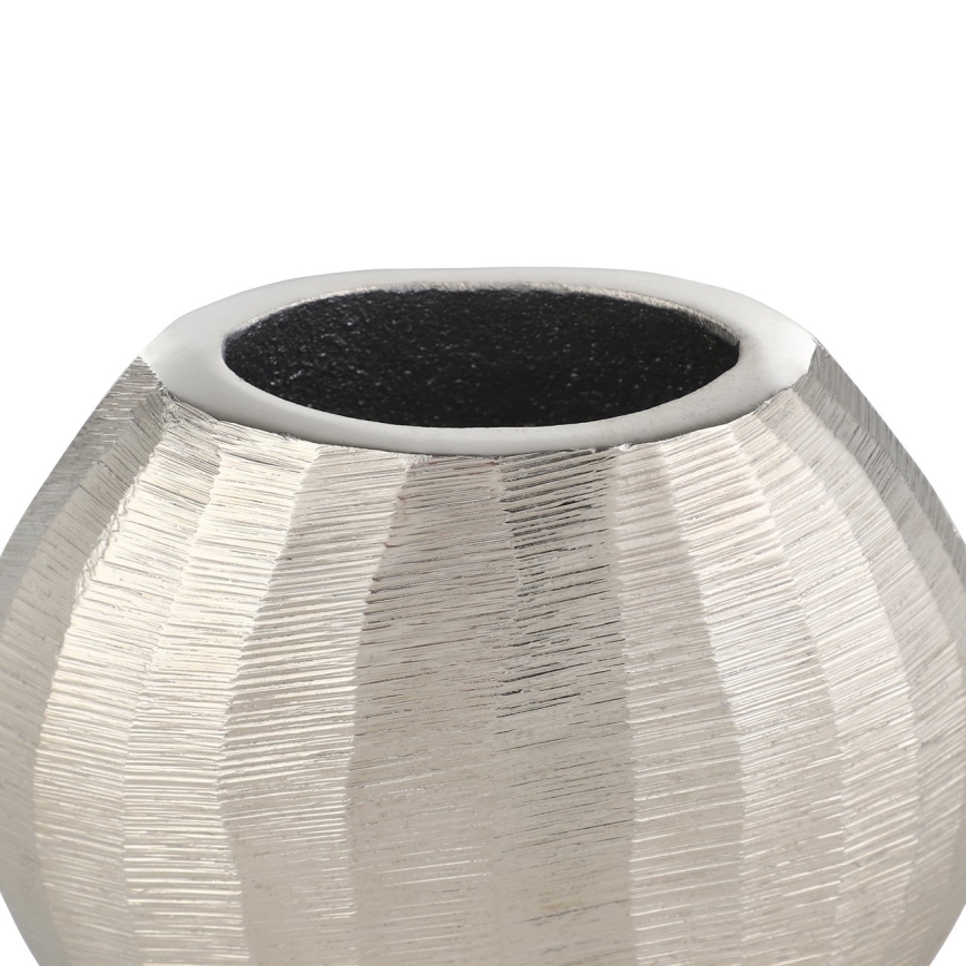 Eglo - Vase en métal 9,5x11 cm chrome mat