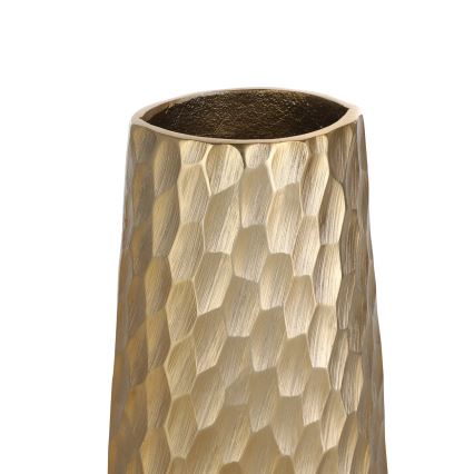Eglo - Metalen vaas 40,5x14 cm goud