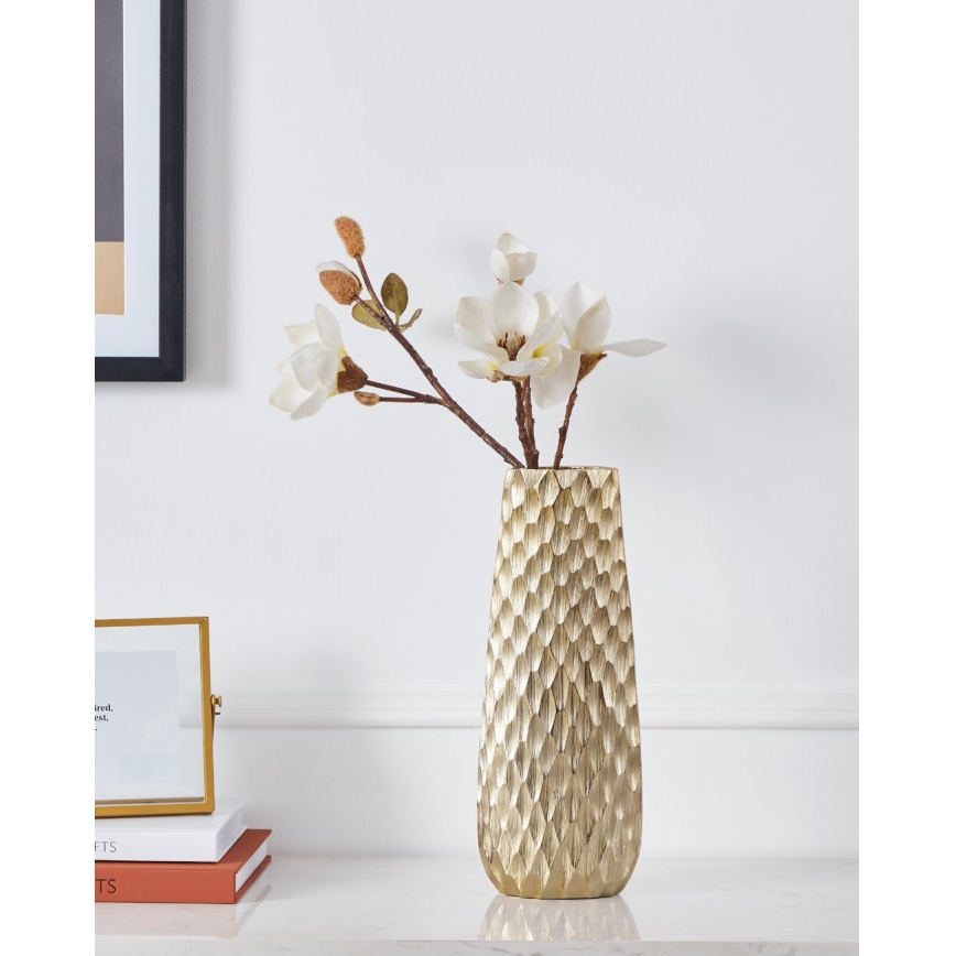 Eglo - Metalen vaas 31x12 cm goud