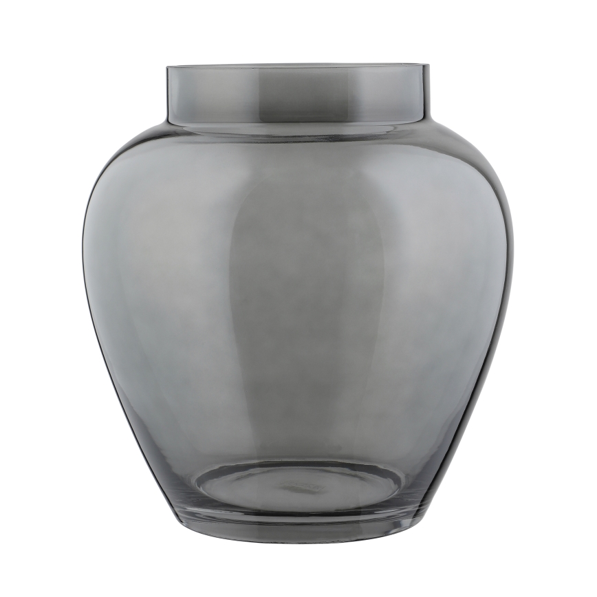 Eglo 421211 - glazen vaas ASINDRO 23,5 x 22 cm zwart/rookglas