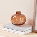 Eglo 421213 - Glazen vaas SIRANANA 11,8x13 cm bruin/rookglas