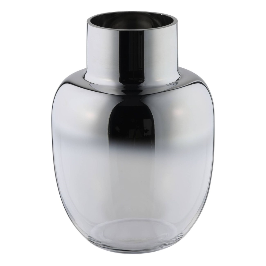 Eglo - Vase en verre 20x14 cm argent