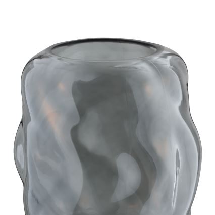 Eglo 421239 - Glazen vaas MAROSAVA 23x20 cm zwart/rookkleurig