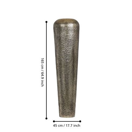 Eglo 421328 - Metalen vaas MIYAZAKI 165x45 cm bronskleurig