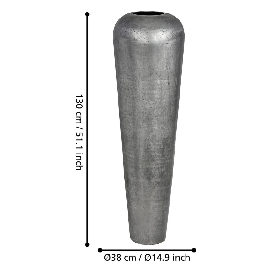 Eglo 421334 - Vase en métal MIYAZAKI 130 x 38 cm gris