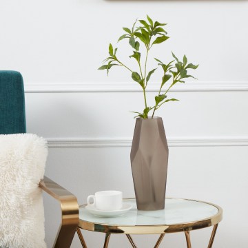 Eglo 421345 - Glazen vaas CLONONY 30x12 cm bruin