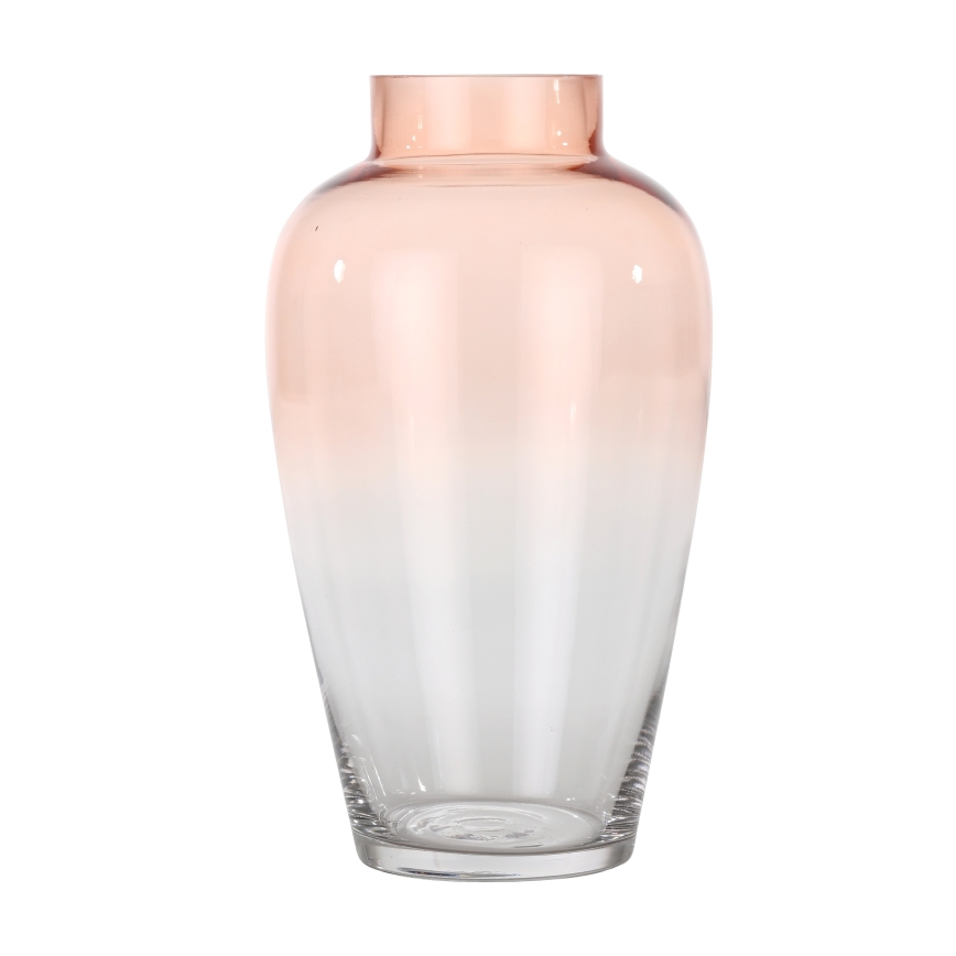 Eglo 421357 - Glazen vaas KENYASI 27 x 15,5 cm, roze