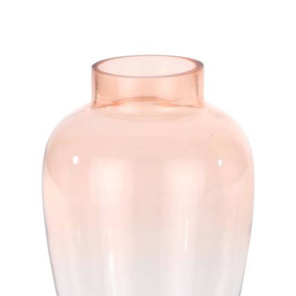 Eglo 421357 - Glazen vaas KENYASI 27 x 15,5 cm, roze