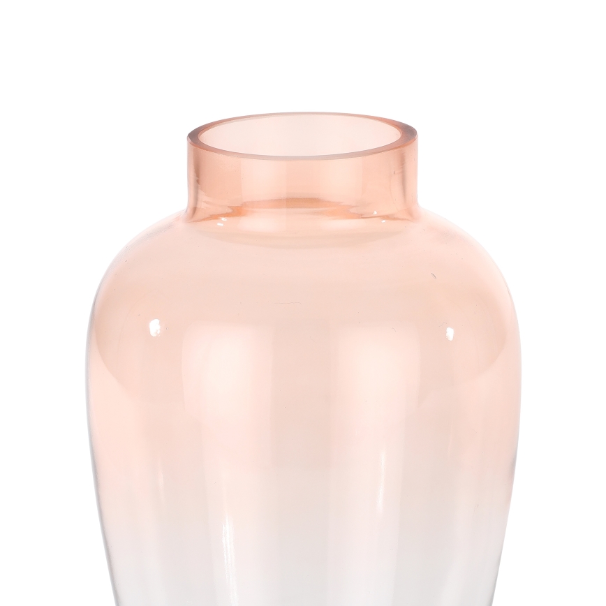 Eglo 421357 - Glazen vaas KENYASI 27 x 15,5 cm, roze