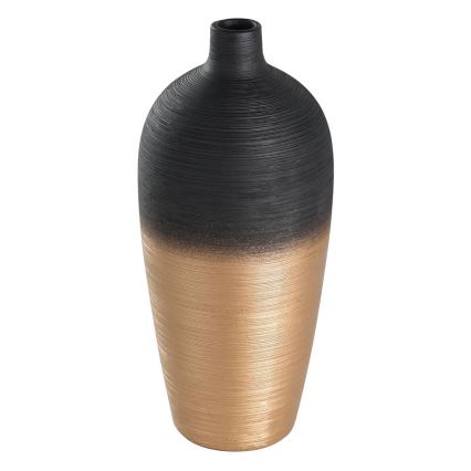 Eglo - Vaas van keramiek 28x12,5 cm zwart/goud