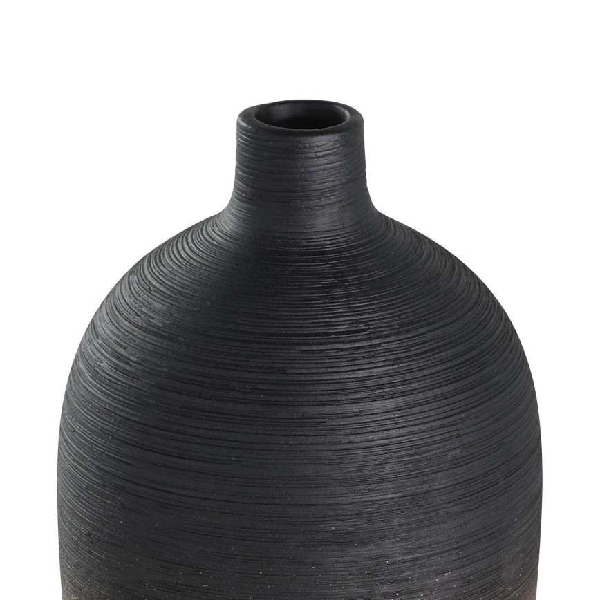 Eglo - Vaas van keramiek 28x12,5 cm zwart/goud