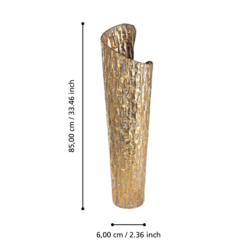 Eglo 421643 - Metalen vaas LENGGENG 85x60 cm, goudkleurig