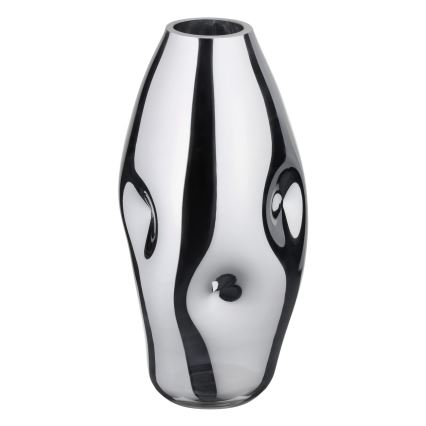 Eglo 421682 - Glazen vaas XIPORAI 28,5x14,5 cm glanzend chroom