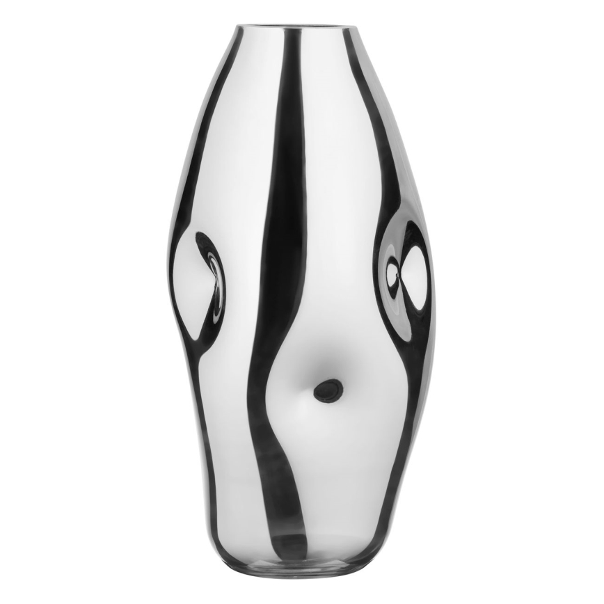 Eglo 421682 - Glazen vaas XIPORAI 28,5x14,5 cm glanzend chroom