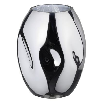 Eglo 421688 - Glazen vaas XIPORAI 19,8x14,5 cm glanzend chroom