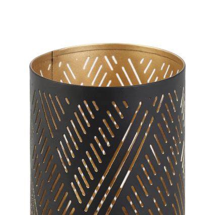 Eglo - Kandelaar 10x7,5 cm zwart/goud