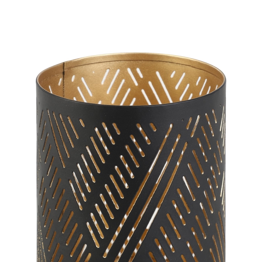Eglo - Kandelaar 10x7,5 cm zwart/goud