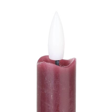 Eglo - SET 2x LED Candle LED/1xAAA 24,5 cm rood