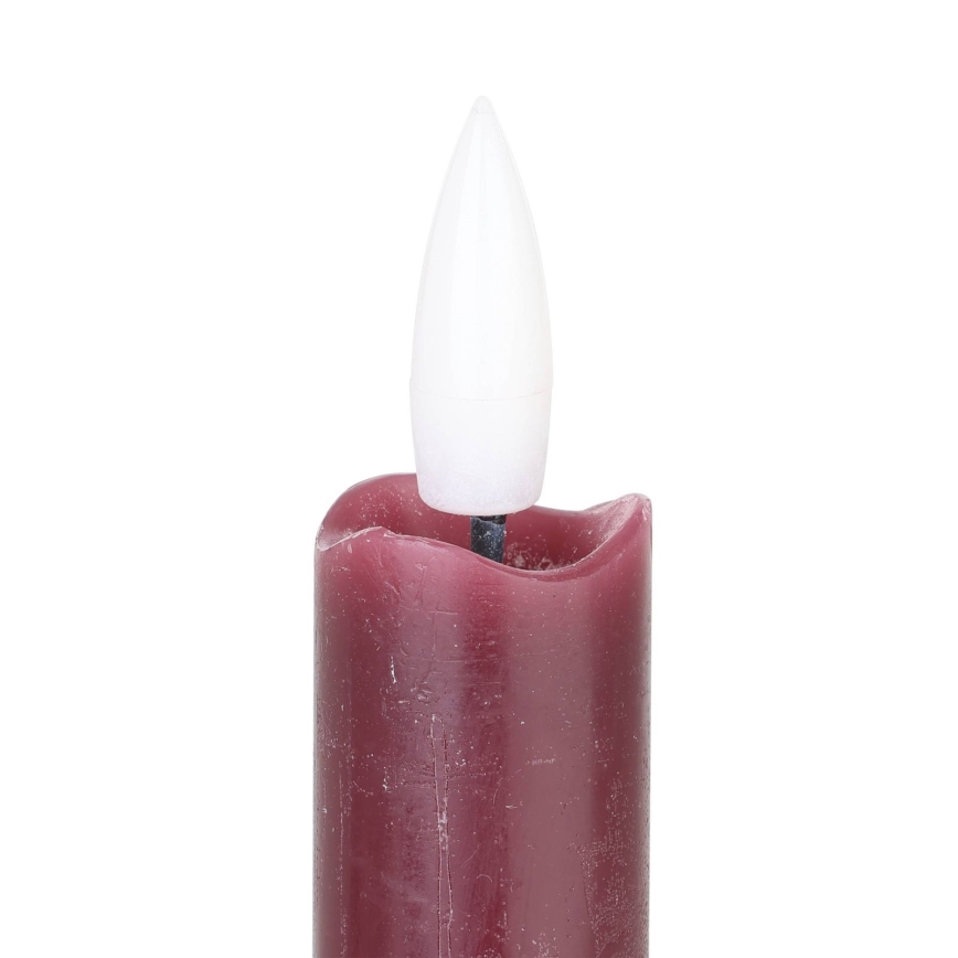 Eglo - SET 2x LED Candle LED/1xAAA 24,5 cm rood